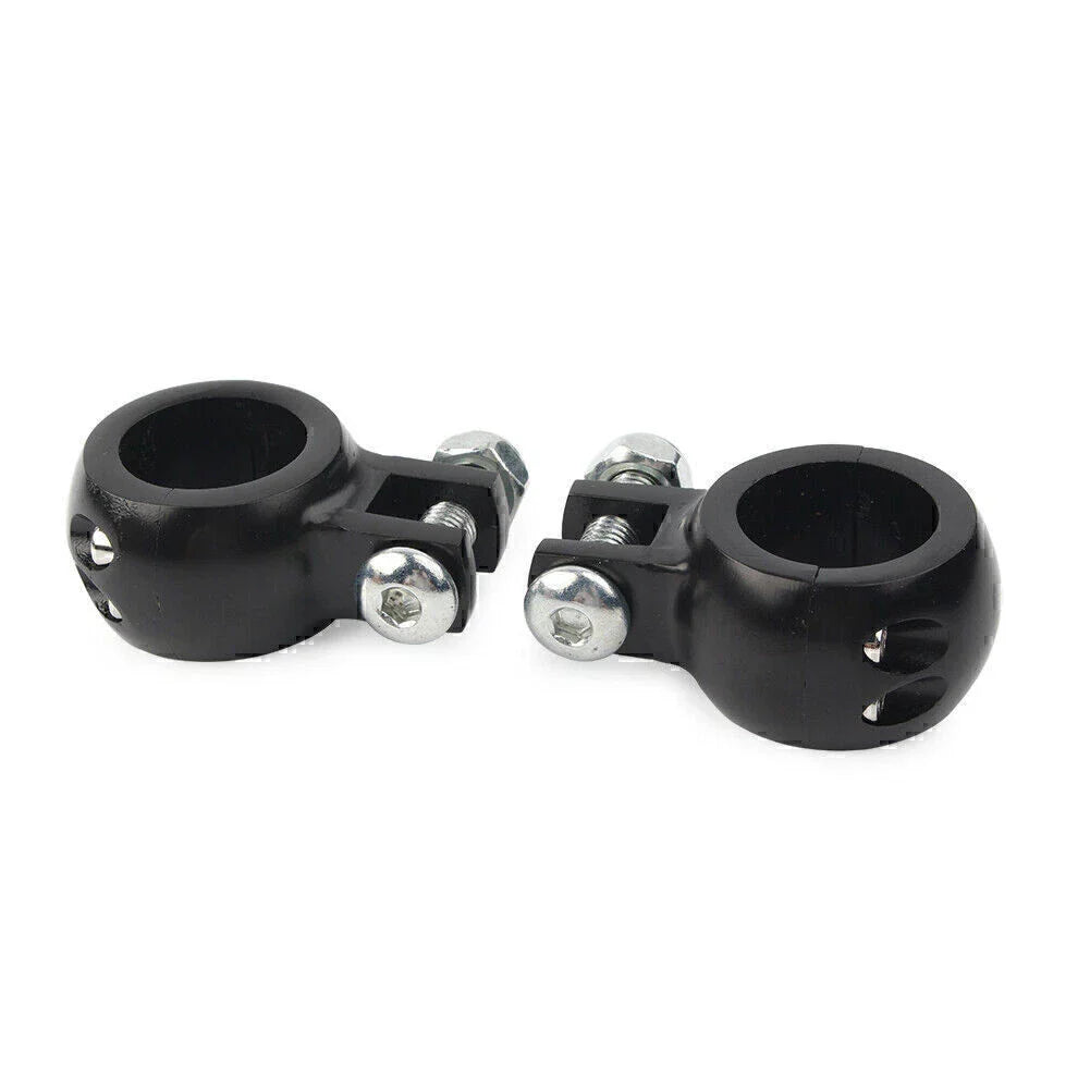 1-1/4" Engine Crash Bar Foot Peg Mount Bracket for Harley Universal