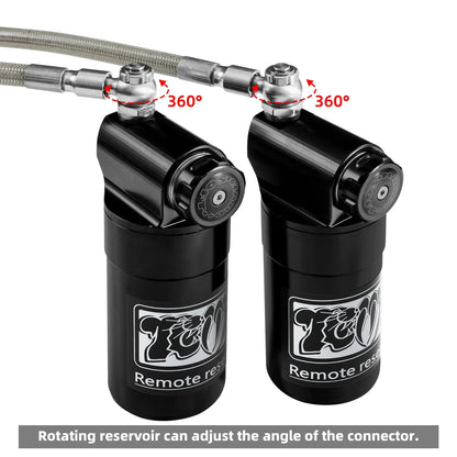 Remote Reservoir Rear Suspension Shocks for Harley Street Glide (2014-2024)