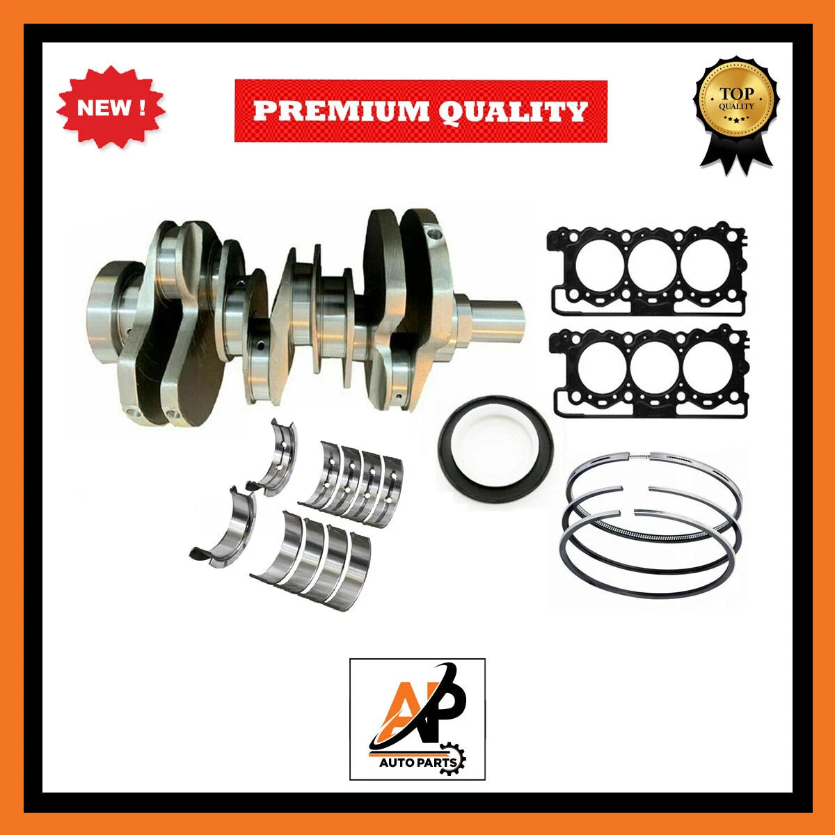 Engine Rebuild Kit with Forged Crankshaft and Bearings for Jaguar Land Rover (2009–2022)