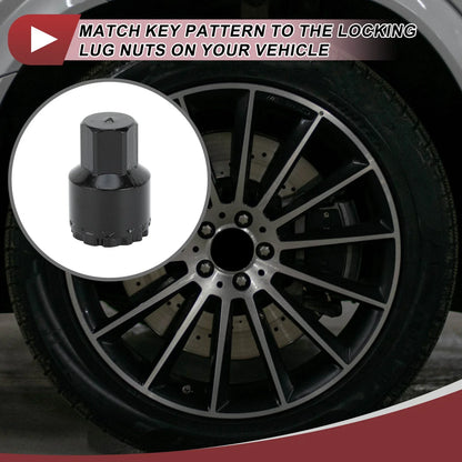 Wheel Lock Lug Nut Anti-theft Key Socket for Mercedes Benz GLE450 GLS350