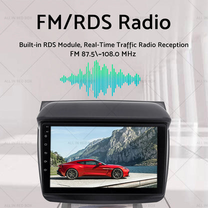 In-Dash CarPlay GPS Stereo for Mitsubishi Triton (2006-2015)