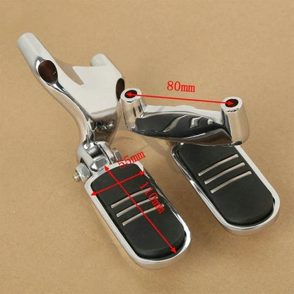 Chrome Passenger Footpeg Bracket for Harley Sportster 883 1200 (2004-2013)