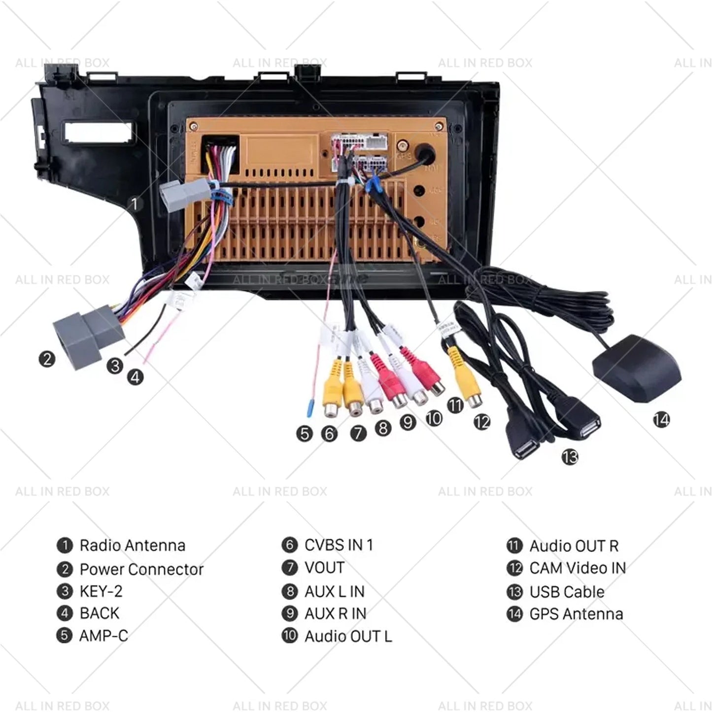 Car Stereo Navigation Head Unit for Honda Fit Jazz (2014-2015)
