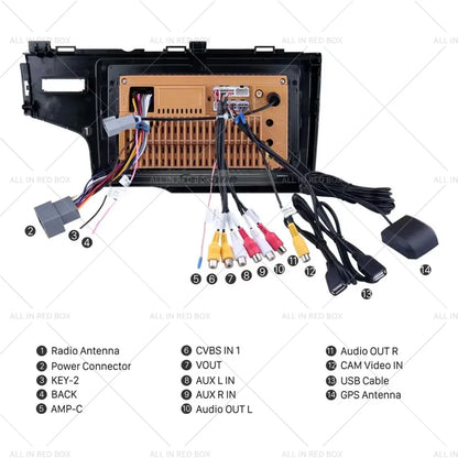 Car Stereo Navigation Head Unit for Honda Fit Jazz (2014-2015)