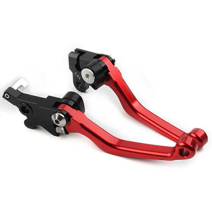 Red CNC Pivot Brake Clutch Levers for Honda XR250 XR400 (1995-2007)