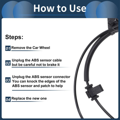 ABS Wheel Speed Sensor for Dodge Journey Sport Utility (2009-2020)