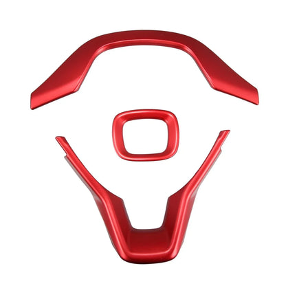 3 x ABS Interior Steering Wheel Cover Trim for Honda Accord (2018-2021) Red