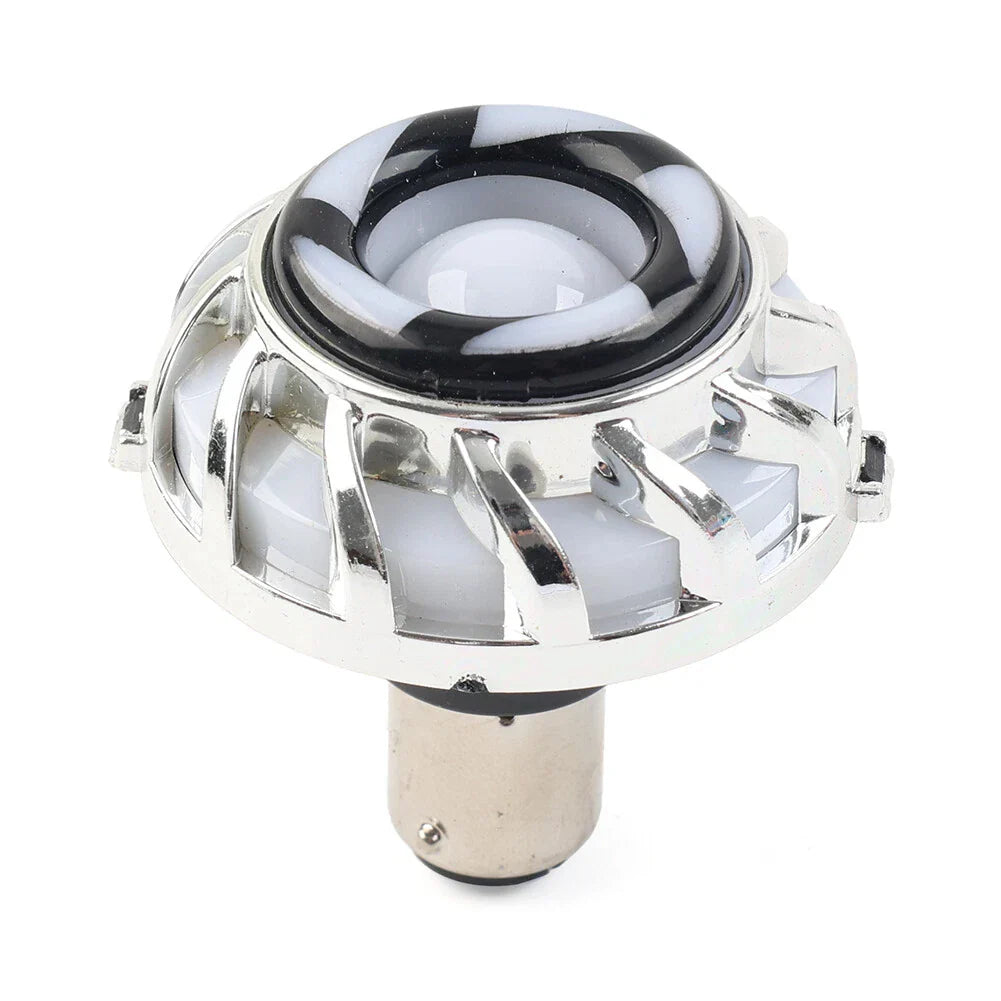 LED Motorcycle Tail Brake Lights - Colorful Angel Eye Strobe