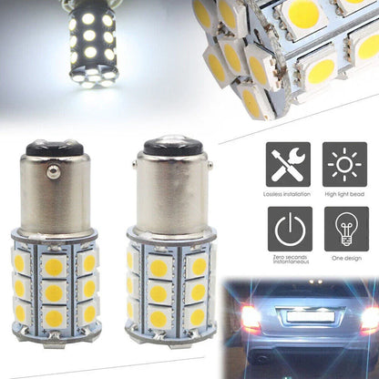 27-SMD BA15D Interior Lamp Bulbs for Marine Boat (1004, 1076, 1142)