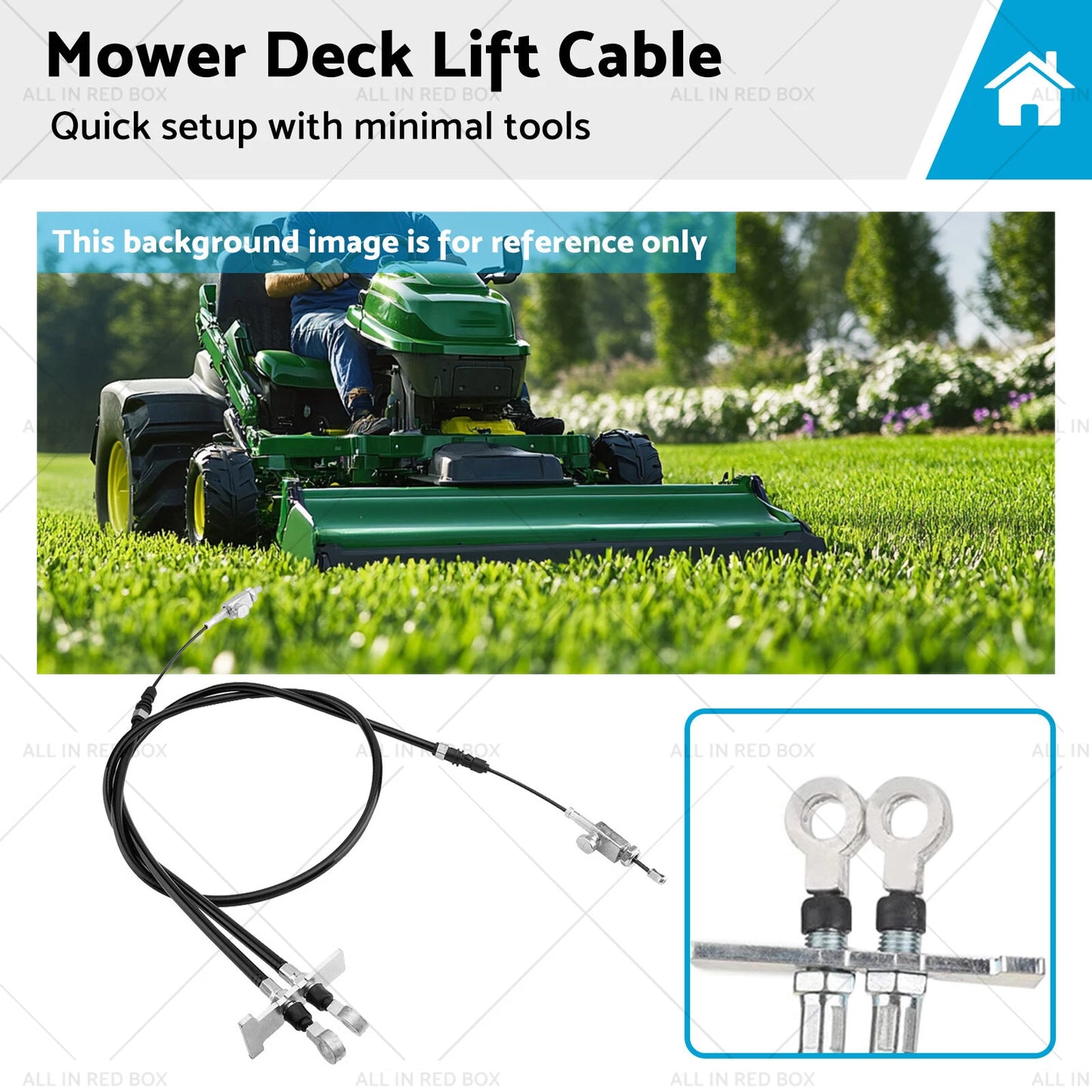 Mower Deck Lift Cable for John Deere Z235 Z255 (2006-2023)