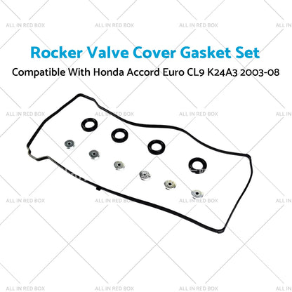 Rocker Valve Cover Gasket Set for Honda Accord Euro CL9 K24A3 (2003-2008)