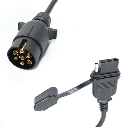 Trailer Light Converter 7Pin to 4Way Flat for European Vehicles