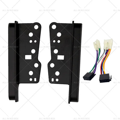 Double Din Dash Facia Kit + ISO Wiring Harness for Toyota