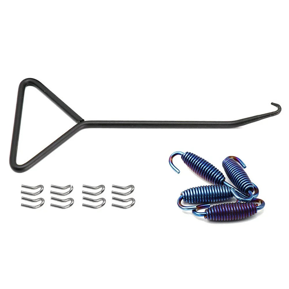 Exhaust Pipe Muffler Mounting Springs Hooks for Motorcycle (A02)