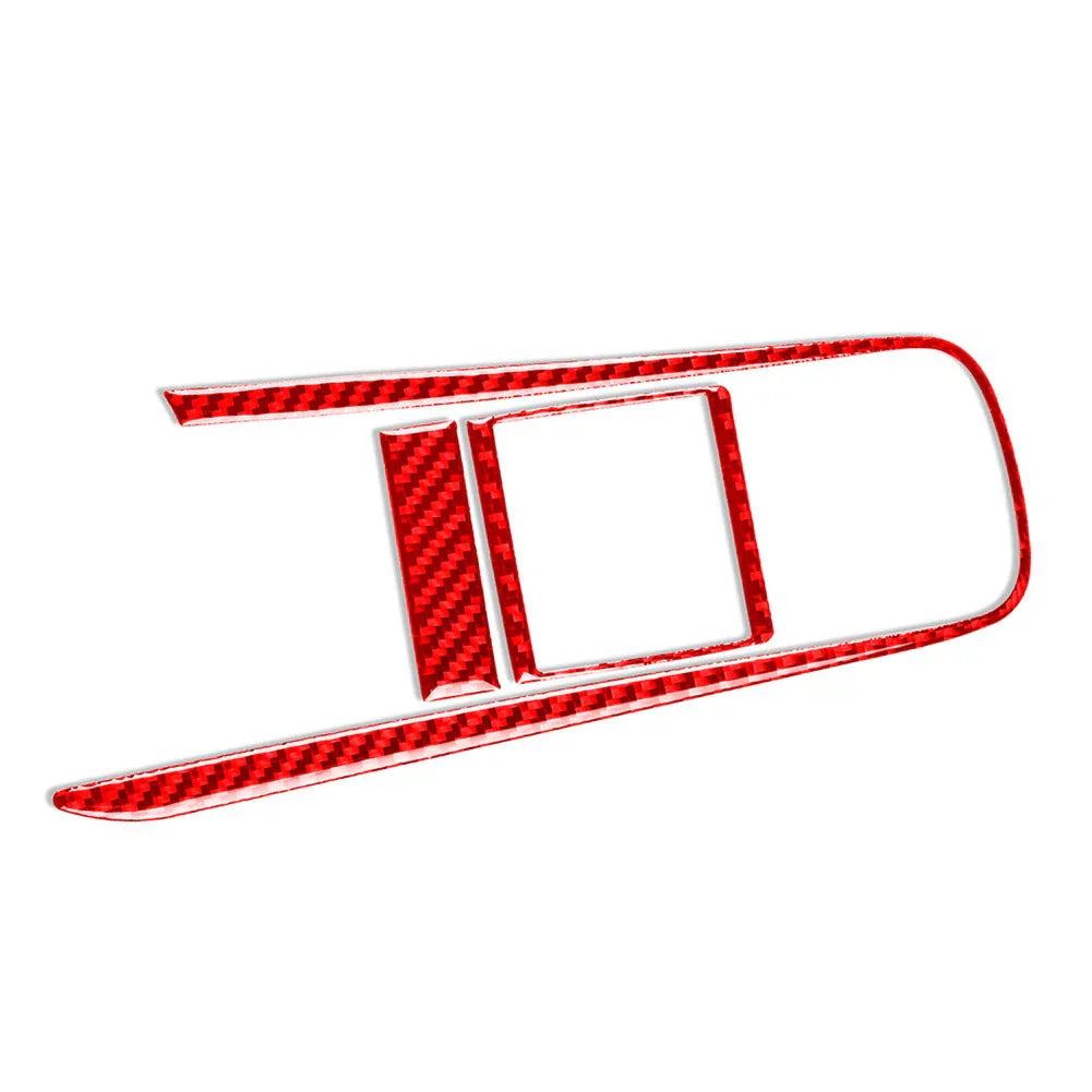 Red Gear Shift Console Panel Cover Trim for Lexus RC300 RC350 RC200T (2015-2022)