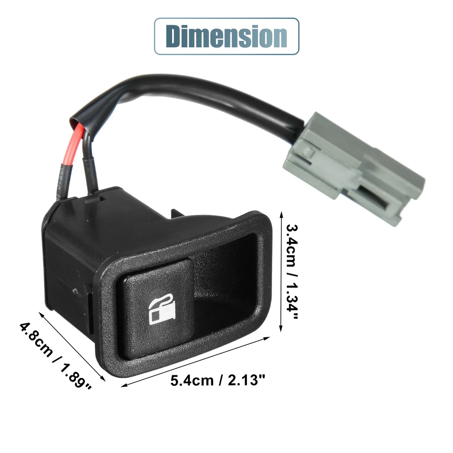 Fuel Tank Selector Switch for Hyundai (93555-2B000) - 2 x Release Control Switch