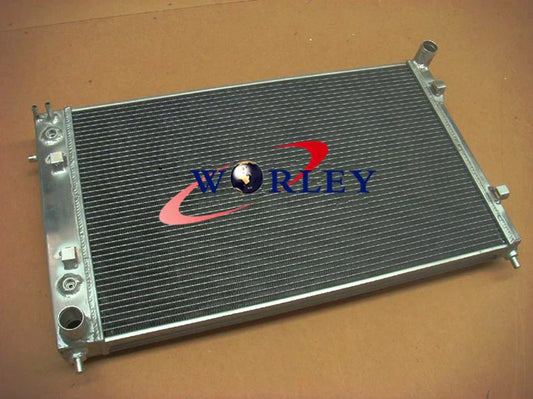 Aluminum Radiator + Blue Silicone Hose for Holden Commodore VY V8 LS1 (2002-2004)