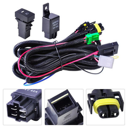 Wiring Harness + Switch for Ford Focus, Acura, Nissan (2012-2023)