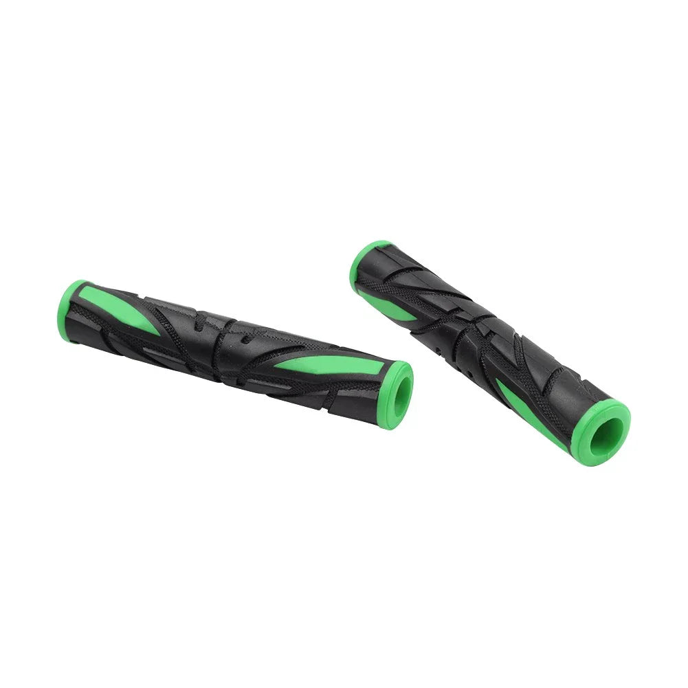 Universal Green Brake Clutch Handle Bar Grips for Motorcycles