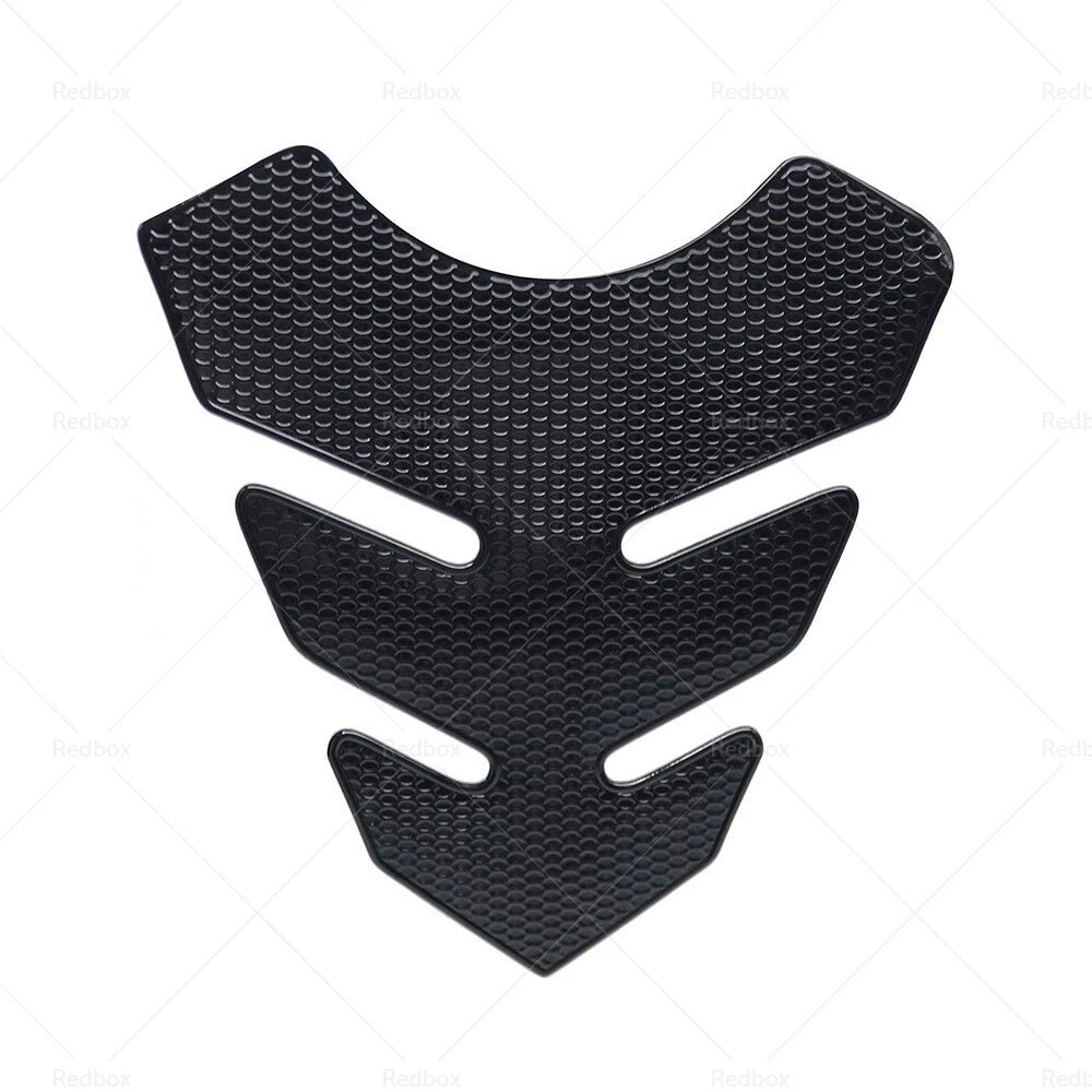 Wide Black Motorcycle Gas Tank Pad Protector Decal for Motorbike