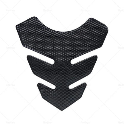 Wide Black Motorcycle Gas Tank Pad Protector Decal for Motorbike