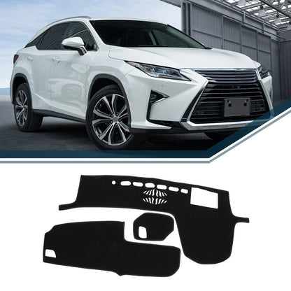 Dashboard Cover Mat Protector for Lexus RX 20 Series RX200t (2016-2019) Black