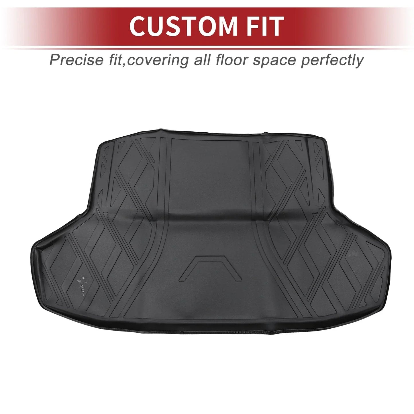 Cargo Liner Rear Trunk Mat for Honda Civic Si (2022-2023) Diamond Pattern TPE