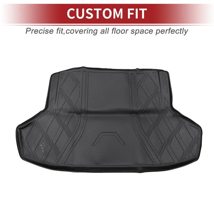 Cargo Liner Rear Trunk Mat for Honda Civic Si (2022-2023) Diamond Pattern TPE