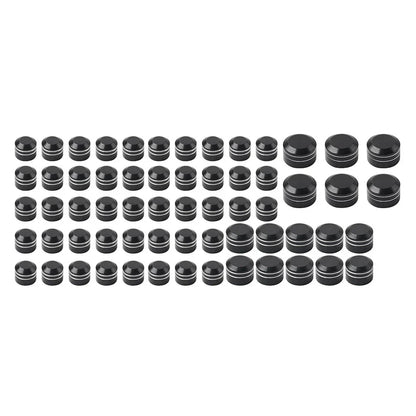 62X Engine Bolt Caps Cover Kit for Harley Road King Street Glide (2007-2016)