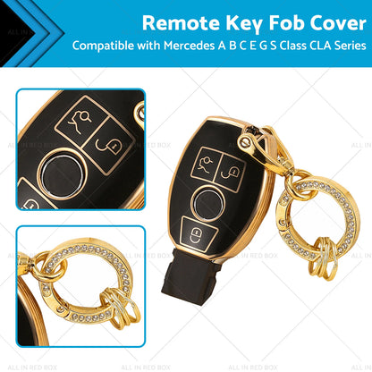 TPU Remote Key Fob Cover for Mercedes A B C E G S Class CLA