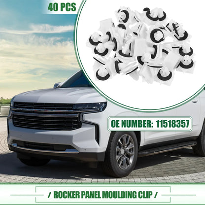 40 x Rocker Panel Clips for Chevrolet Avalanche (2007-2013)