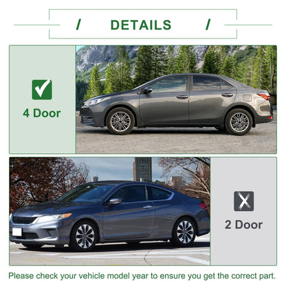 Front Right Weatherstrip Window Seal for Honda Accord (2008-2012)