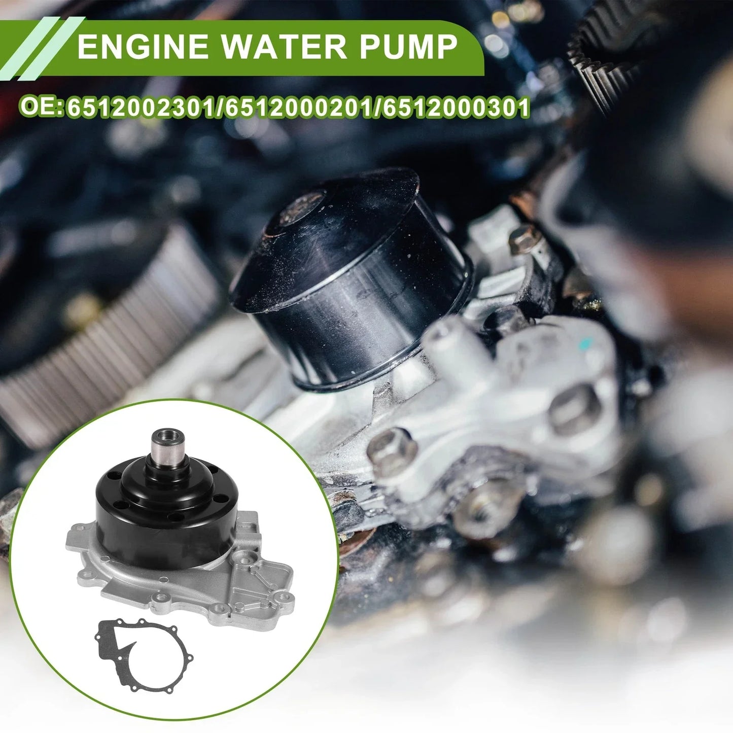 Water Pump for Mercedes-Benz SPRINTER (2010-2018) Cooling System Replacement