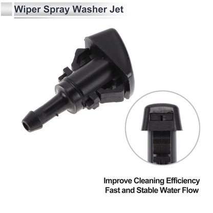 Windshield Washer Nozzle & 6 x Hose Connectors for Dodge