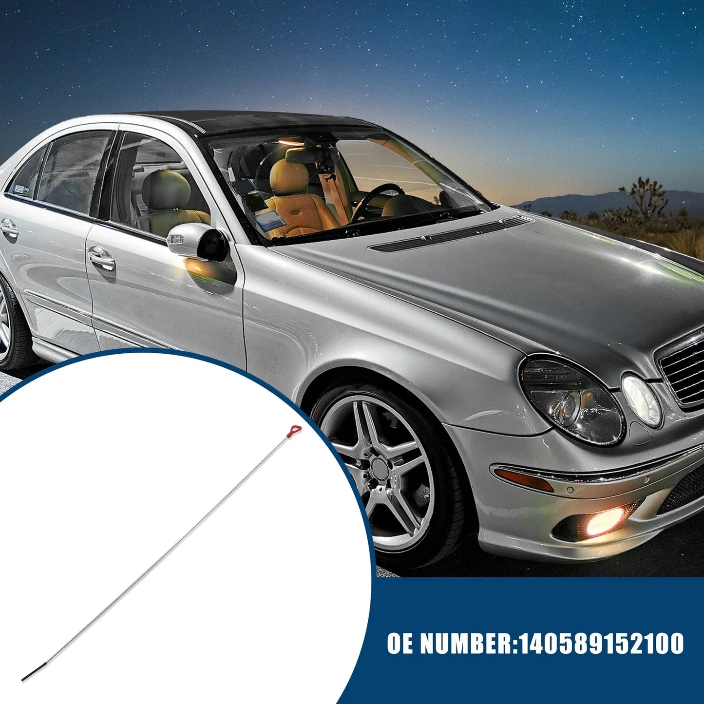 Engine Oil Level Indicator Dipstick for Mercedes-Benz CLK320 (2003-2009)