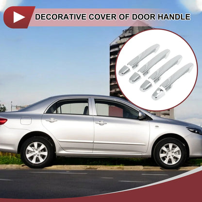 Car Door Handle Cover Set for Honda CR-V 2012-2016 Outside Silver Tone ABS