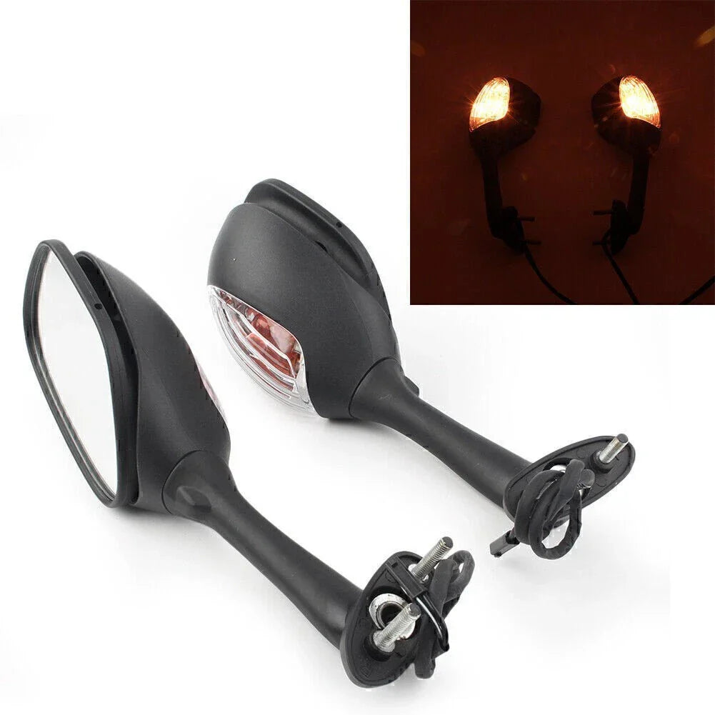 Rear View Mirror with Turn Signal for Suzuki GSX-R600 GSX-R750 GSX-R1000 (2005-2015)