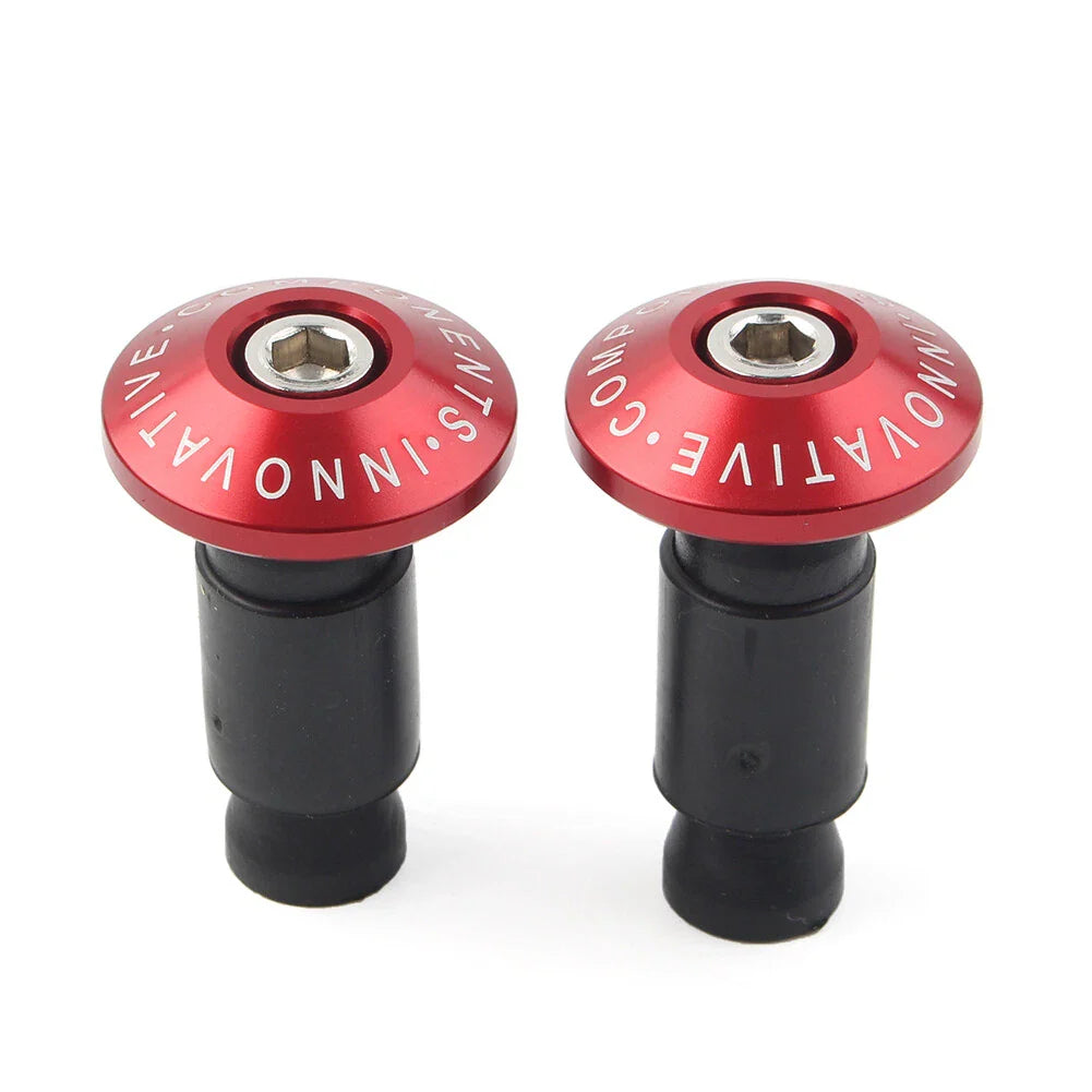 7/8'' Handle Bar End Cap Plug for Motorcycle Dirt Bike Red
