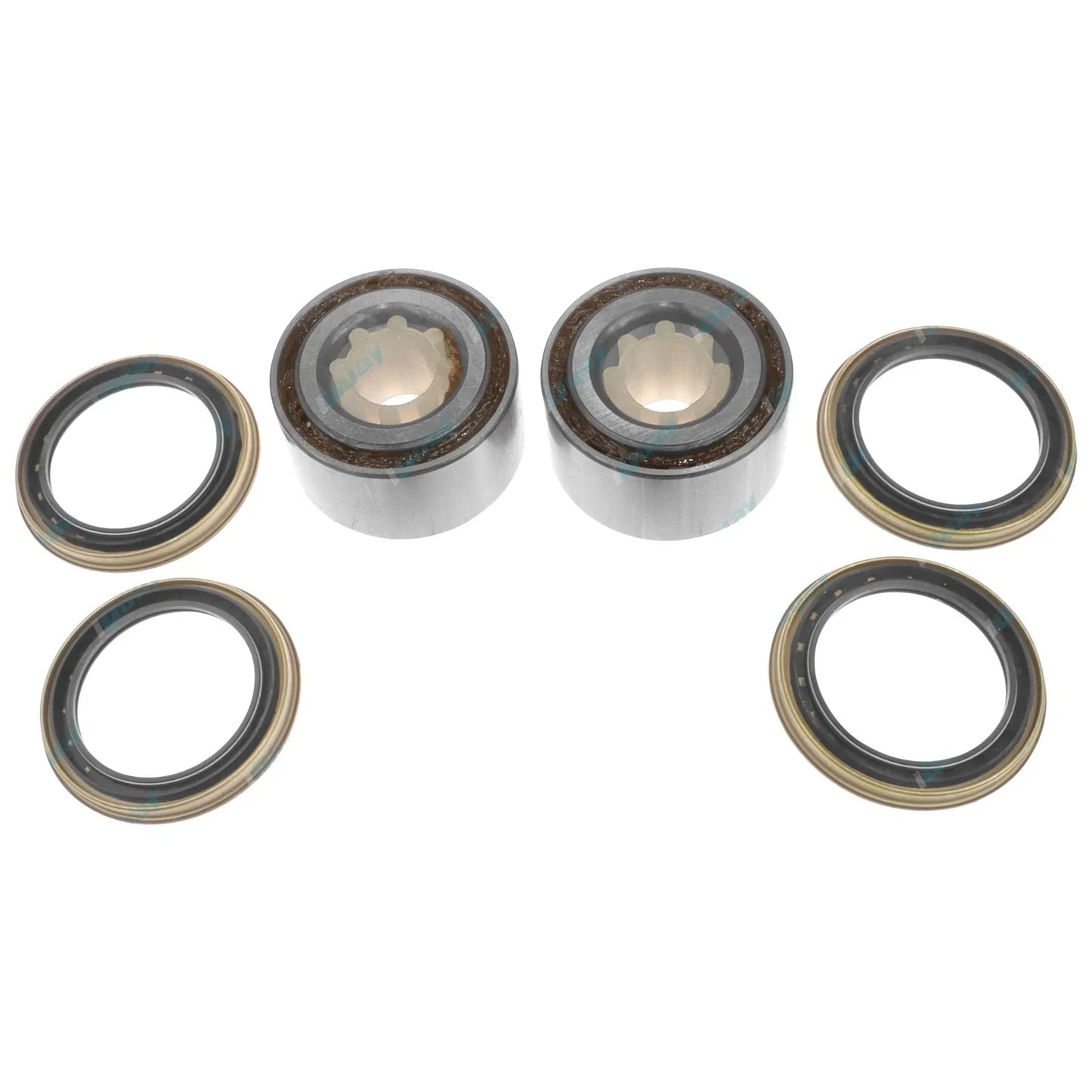2 x Front Wheel Bearing Kits + Grease for Nissan Skyline R32 R33 R34 1989~2000