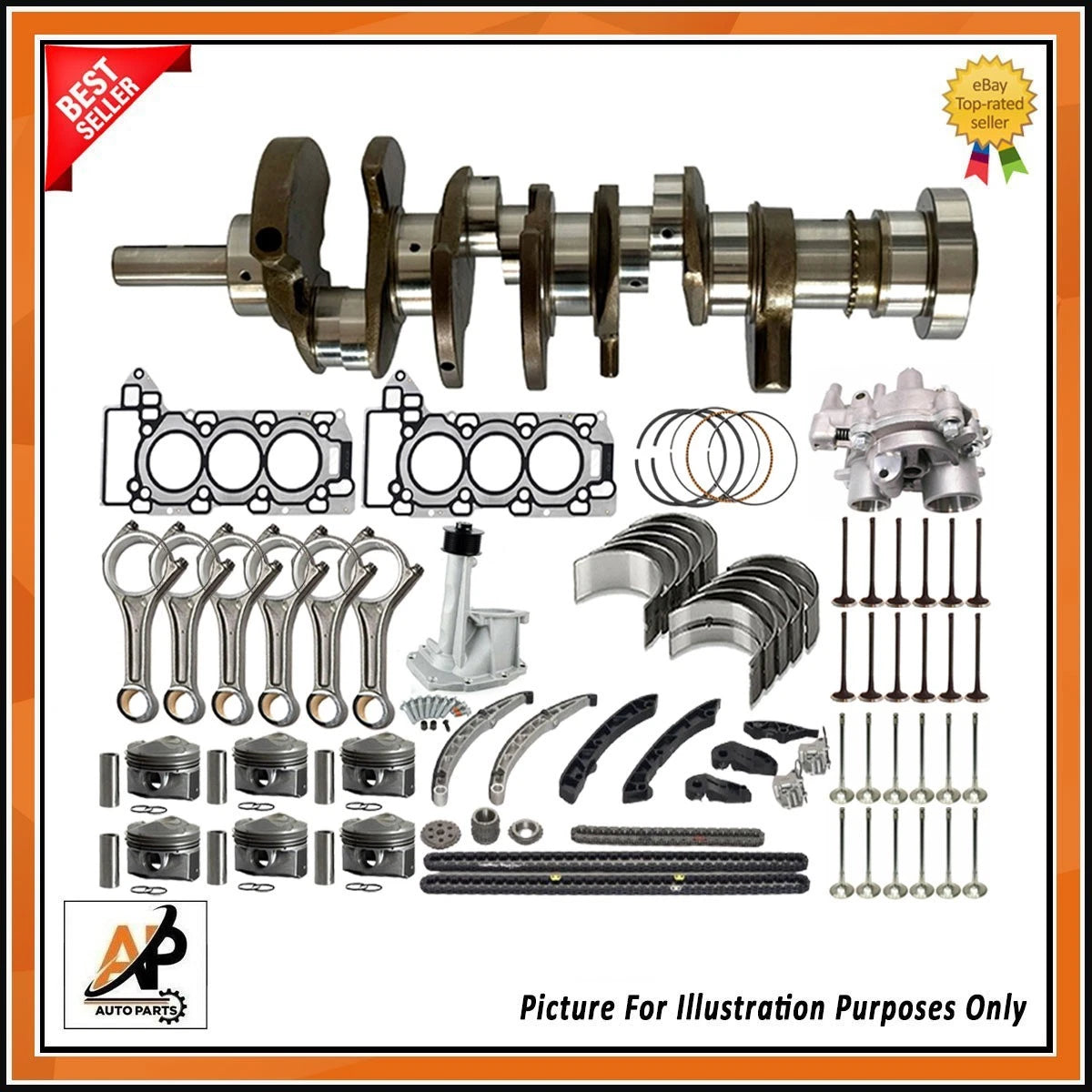 Crankshaft Rebuild Kit for Land Rover Range Rover 3.0 Petrol (306PS) (2006–2013)