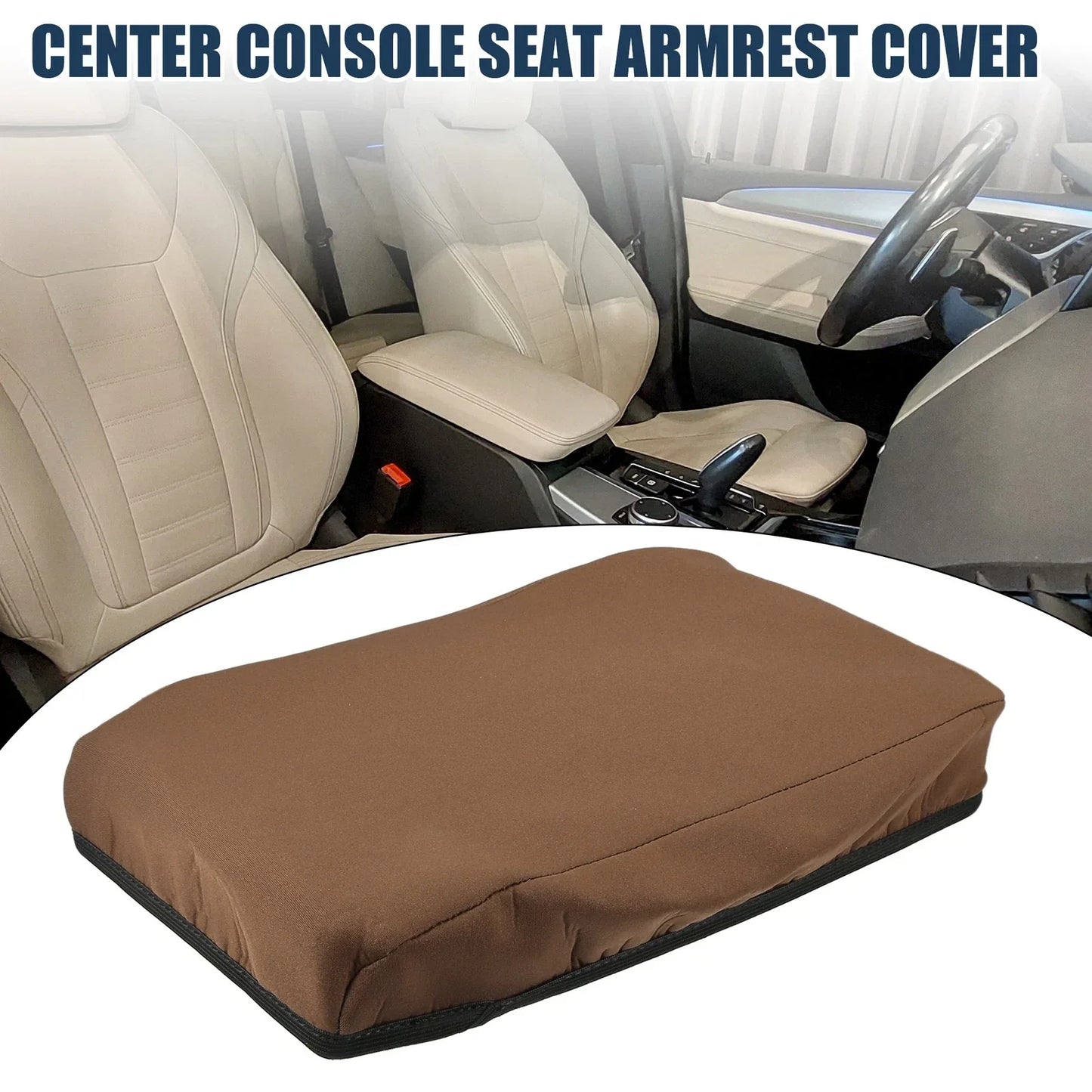 Armrest Protector Cover Pad for BMW X3 (2011-2023) Neoprene Deep Brown