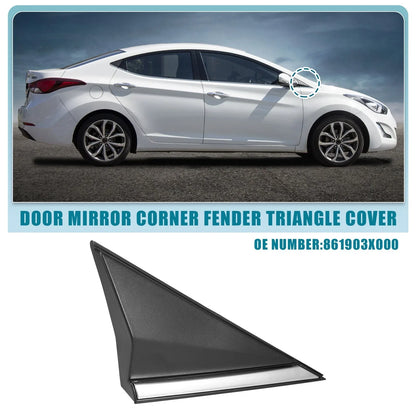 Right Mirror Corner Fender Triangle Cover for Hyundai Elantra (2017-2023)