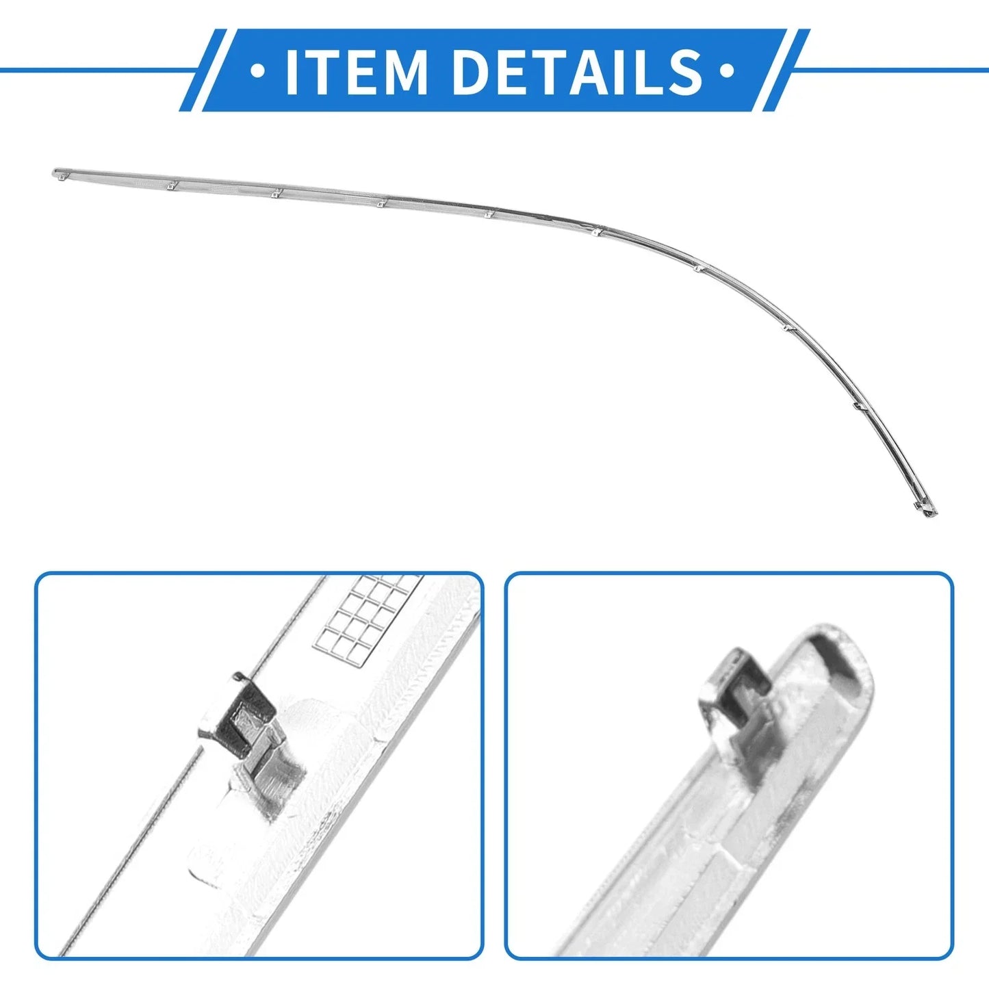 Rear Left Bumper Grille Trim for Mercedes-Benz E350 Coupe 2-Door (2010-2013)