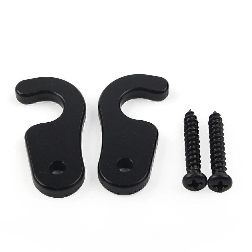 Black Sun Visor Clips for Jeep Wrangler, Gladiator (2018-2023)