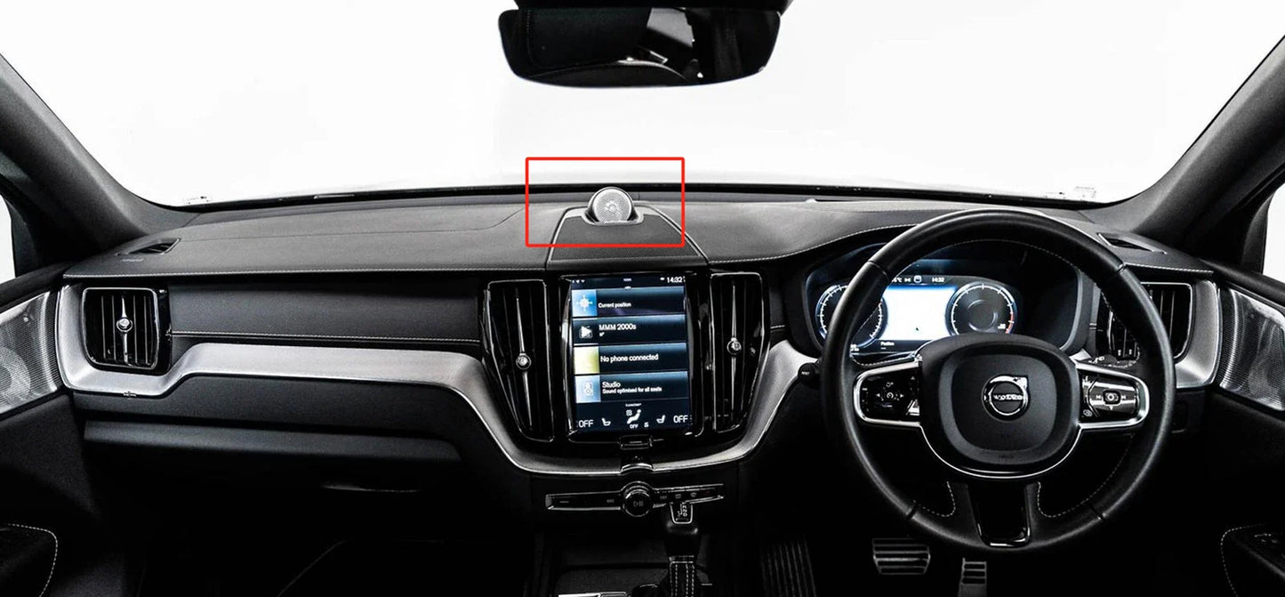 Non-Slip Dash Mat for VOLVO XC60 2018-2023 Dashboard Cover Black