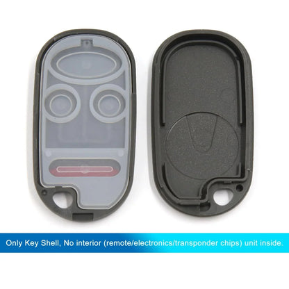 Replacement Key Fob Shell Case for Honda Accord 4 Button Black