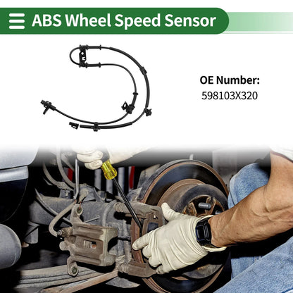 ABS Wheel Speed Sensor for Hyundai Elantra 2012-2016 (2 x Sensors)