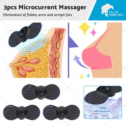 3 x EMS Microcurrent Massager Pads for Breast Lift - PlumpyUp