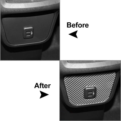 Rear Armrest USB Panel Cover Trim for Chevrolet Equinox (2018-2021)