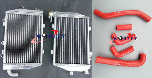 Aluminum Radiator & Hose for Honda VTR1000 SP-1, SP-2, RVT 1000R, RC51 (00-01)